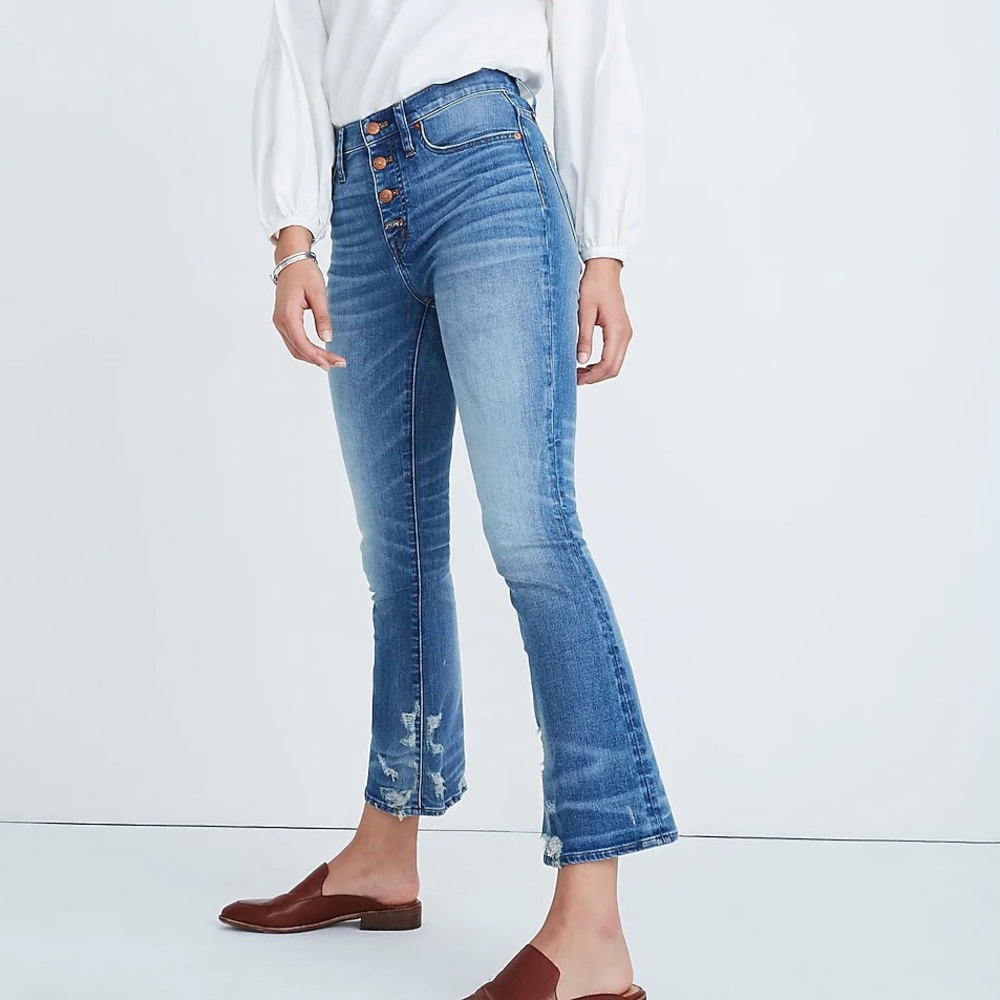 Madewell Tall Cali Demi-Boot Jeans in Bess Wash
